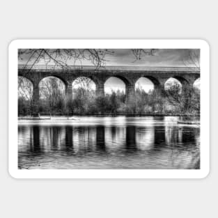 Viaduct at Reddish Vale Country Park Sticker